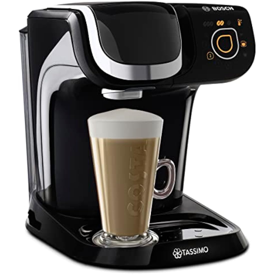TASSIMO Bosch My Way 2 TAS6502GB Coffee Machine, 1500 Watt, 1.3 Litre - Black