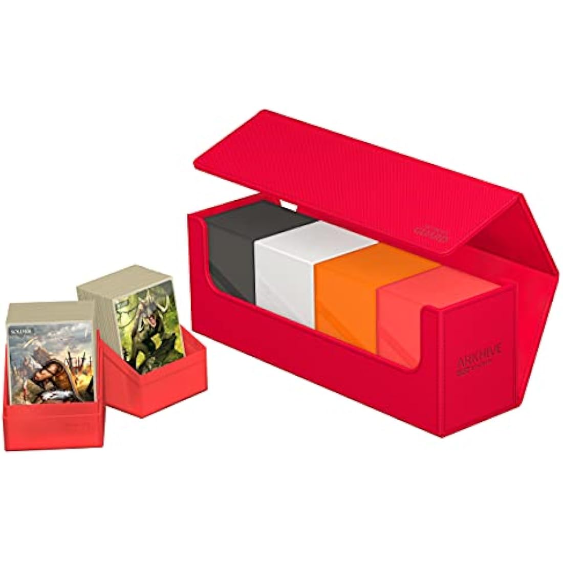 Ultimate Guard Arkhive 400+ XenoSkin Monocolor Red