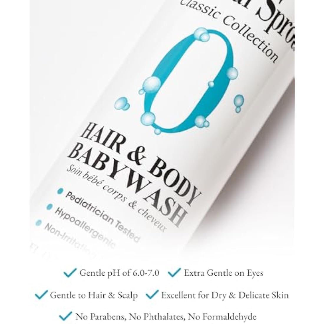 Kids Shampoo and Body Wash - Original Sprout Hair & Body Babywash - 2-in-1 Adults & Kids Bath Wash with Calendula, Rosemary, Arnica & Other Botanicals for Clean Hair & Supple Skin - 946ml