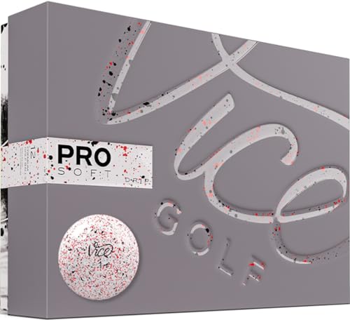 Vice Golf Pro Soft Drip Red Golf Balls