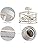 WUZUPS Chandelier 3-Light Vintage Farmhouse Industrial Semi-Flush Mount Ceiling Light Lighting Fixture for Foyer Bedroom Hallway Storage Room Kitchen Bathroom, H 30 x W 24, E27 Base, Antique White