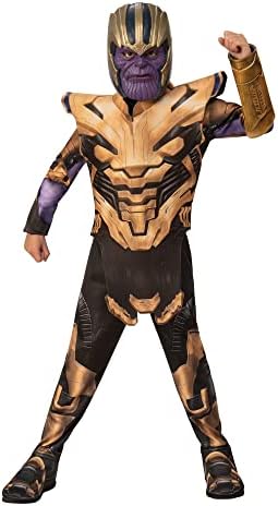 Rubie's Official Marvel Avengers Endgame Thanos Classic Childs Costume, Kids Superhero Fancy Dress