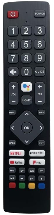 Replacement POF/RMC/0004 Voice Remote Control Compatible for polaroid tv remote control P32RAM1071U P50UAM2351U PA32H4312LEKB Smart HD Ready LED