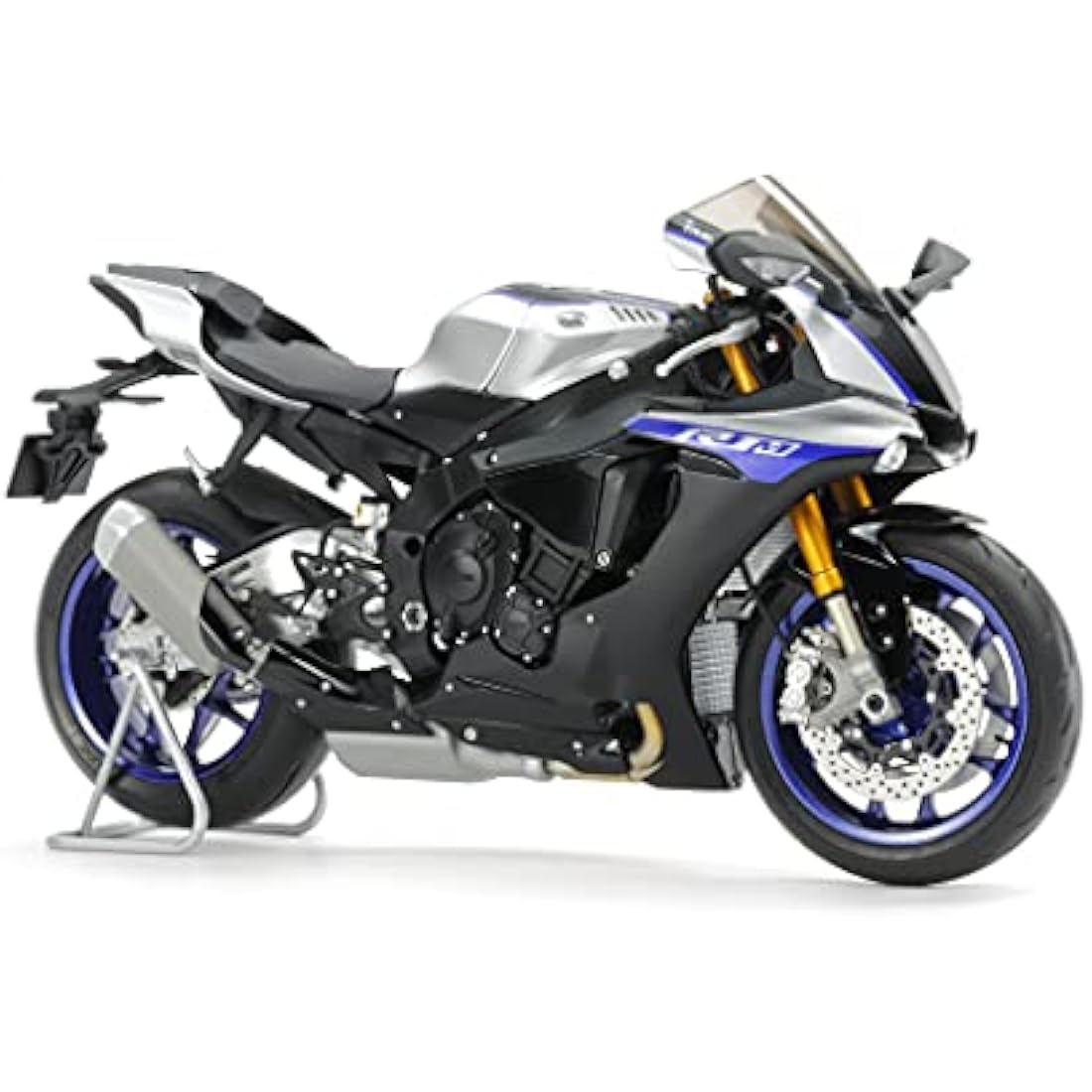 Tamiya TAM14133 300014133 Yamaha 14133 YZF-R1M Building 1:12 Scale High Fit Plastic Kit Model Motorcycle Assembly Unpainted, Unvarnished