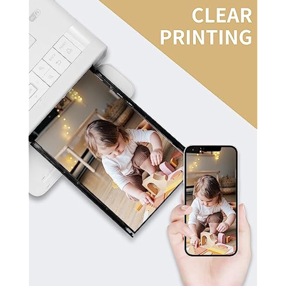 Compatible Canon Selphy CP1300 CP1000 CP1200 CP910 CP810 Ink and Paper Set KP-108IN Photo Cartridge for Selphy CP Series Printers,108 Sheets Paper (4 x 6 inch), 3 Color Ink Cartridges
