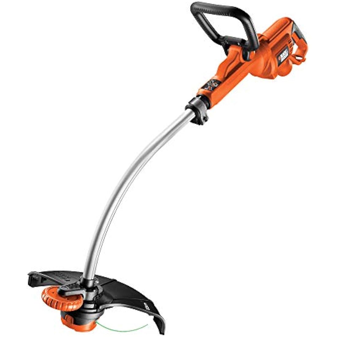 BLACK+DECKER Electric Strimmer, 700W, 240V, Corded, Automatic Single Line Feed, Cutting Width 33cm, GL7033-GB