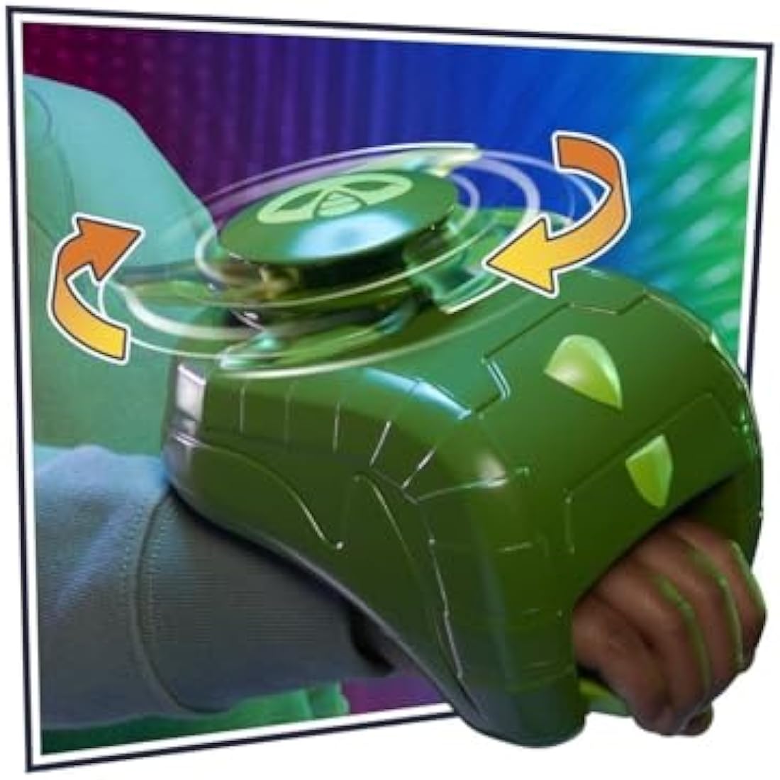 PJ Masks Gekko Hero Gauntlet Preschool Toy, Gekko Costume and Dress-Up Toy with Spinning Gekko Shield for Kids Ages 3 and Up