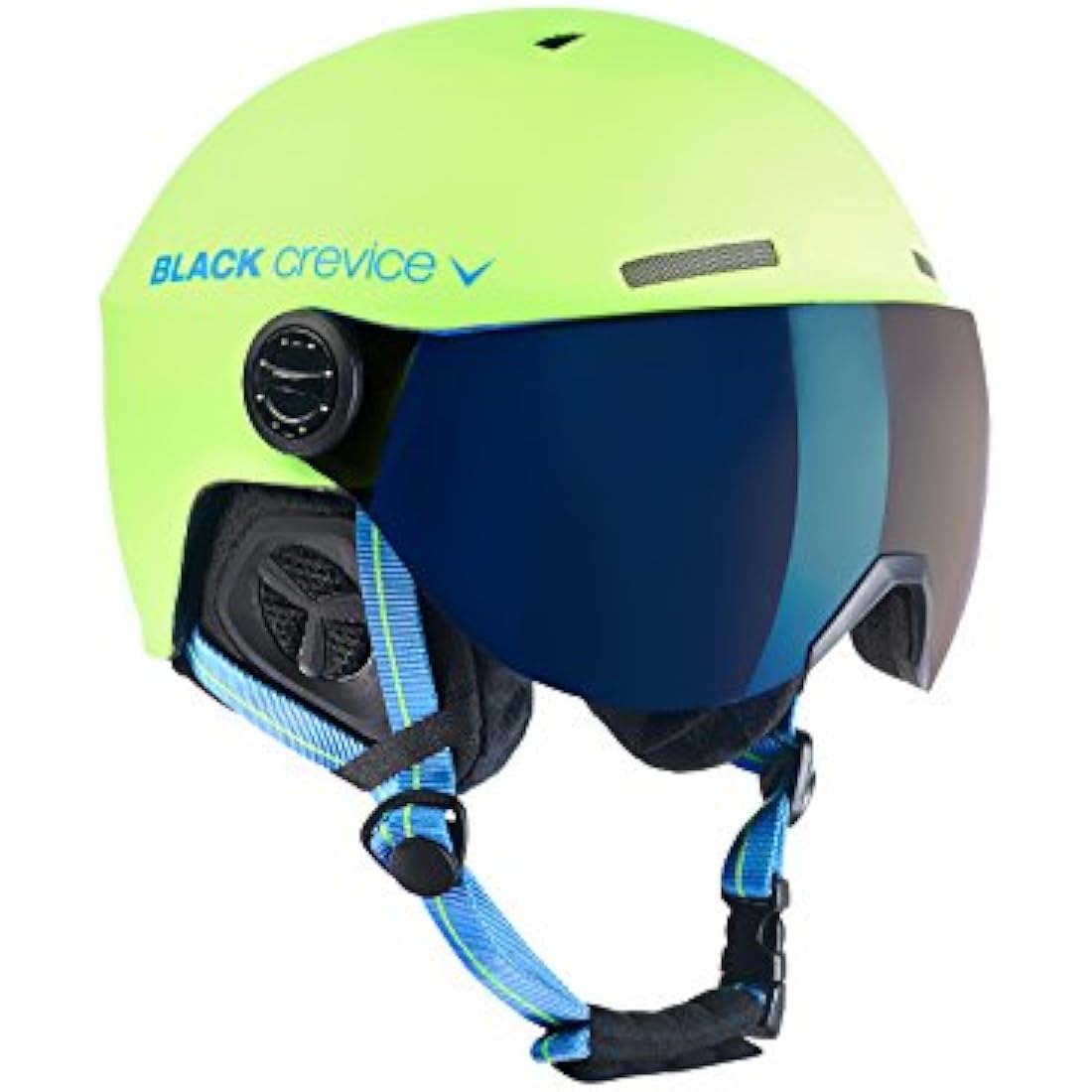 Black Crevice Gstaad Adults' Ski Helmet