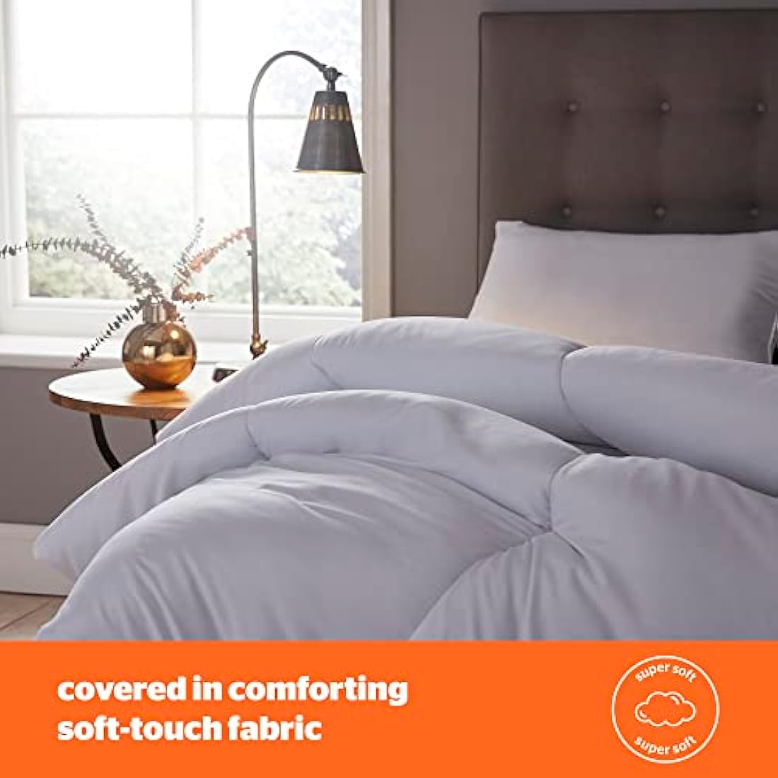 Silentnight Warm & Cosy Super King 15 Tog Winter Duvet – Extra Warm Thick Heavyweight Cosy Winter Quilt Duvet Ideal for Cold Nights – Hypoallergenic and Machine Washable - Super King - 260x220cm