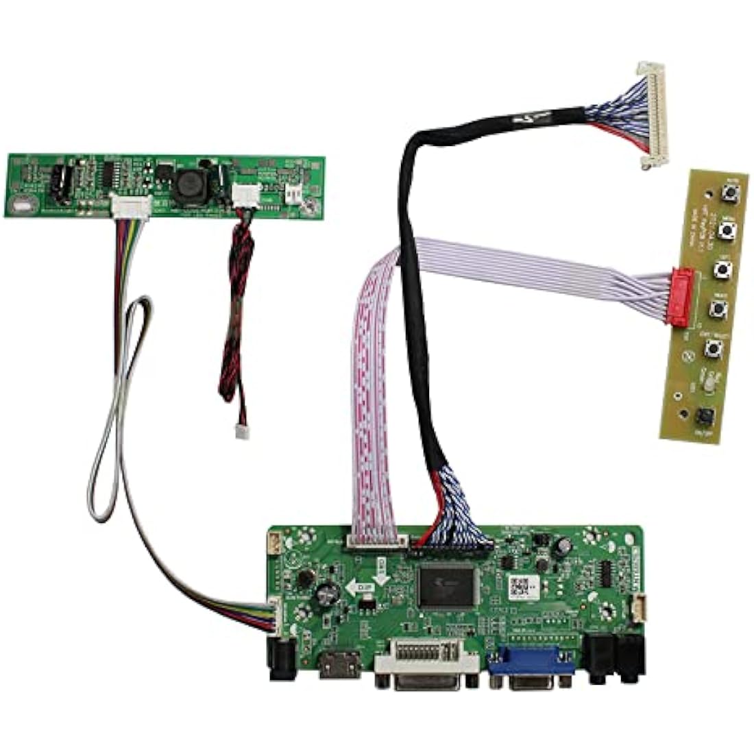 VSDISPLAY DVI VGA AUDIO LCD Controller Board Fit To 21.5" M215HW01 VB 23" LM230WF5-TLF1 1920x1080 30Pins LCD Screen