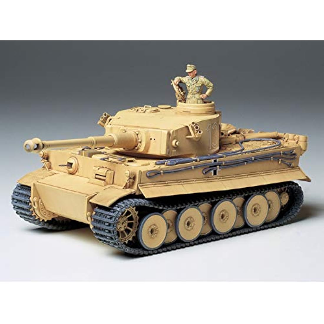 TAMIYA 300035227-1:35 WWII Tiger I Initial/Early Production, Miniature Vehicles