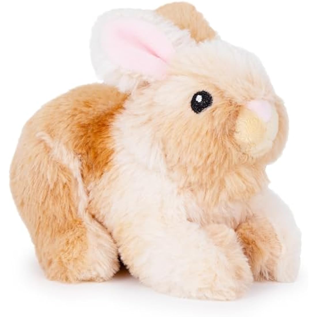 Zappi Co 100% Recycled Plush Rabbit Toy (15cm Length) Stuffed Soft Cuddly Eco Friendly animals Collection For New Born Child First kid