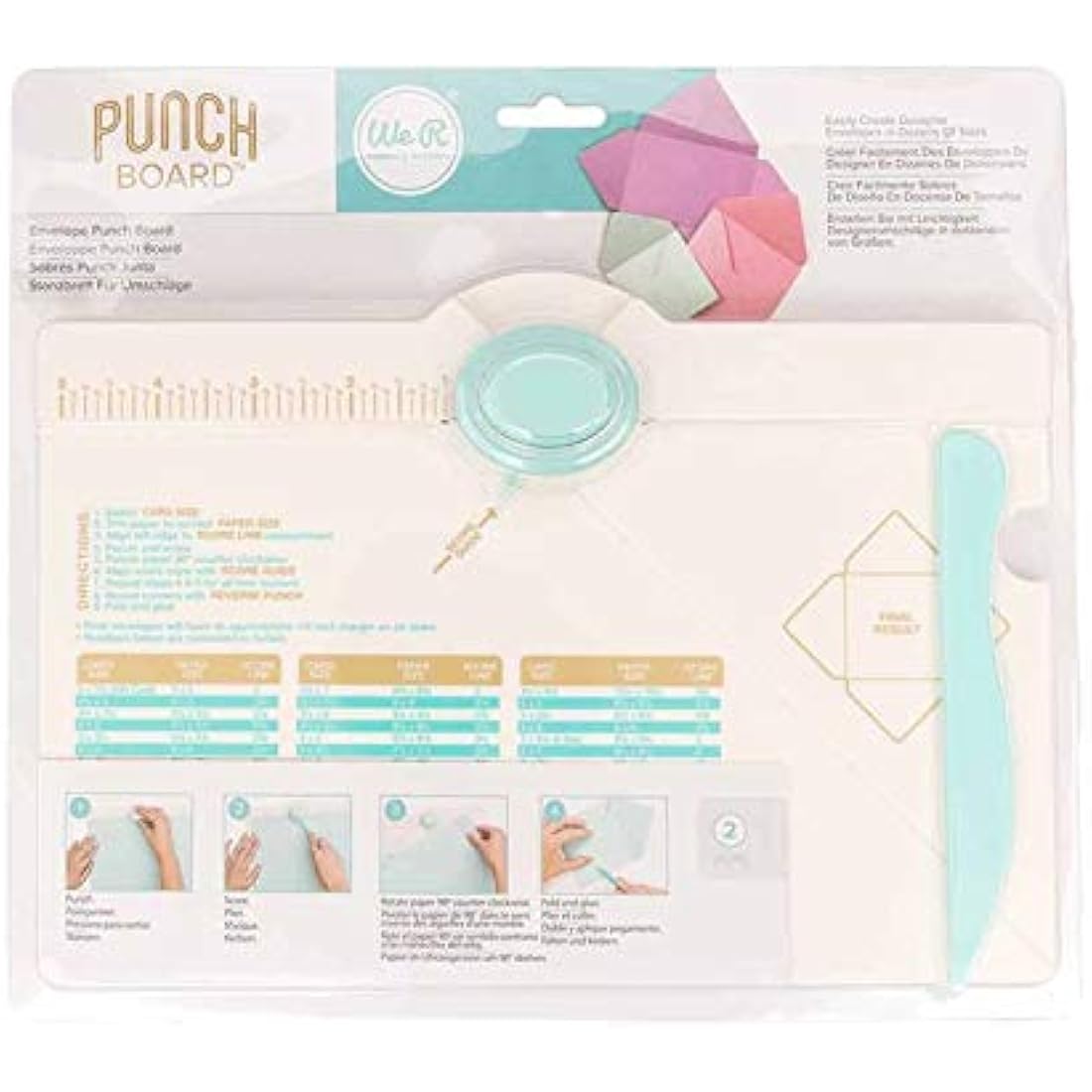 We R Memory Keepers Envelope Punch Board-6.75 x 10.5 inches