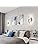 EIDISUNY LED Ceiling Light Modern 27cm Silver 2 Square Simple Ceiling Light Fixture LED for Corridor Kitchen Stairs Hallway Study Room Bedroom Living Room - Chrome 22W （Natural 4500K.