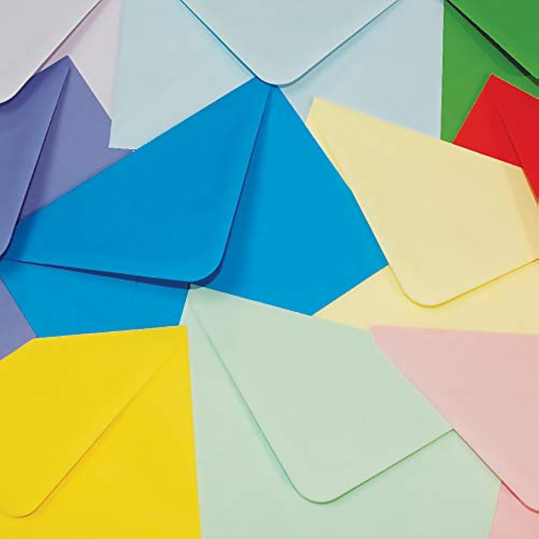 Craft UK 2281- 150 C5 envelopes in Assorted colours, Brights & Pastels