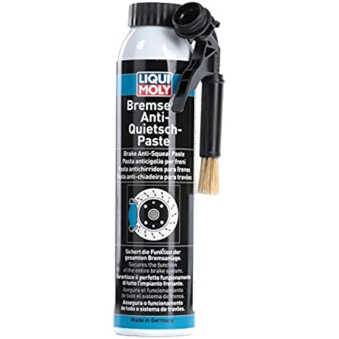LIQUI MOLY Brake Anti-Squeal Paste (can with brush) | 200 ml | Paste | SKU: 3074, blue|grey|silver|black|green