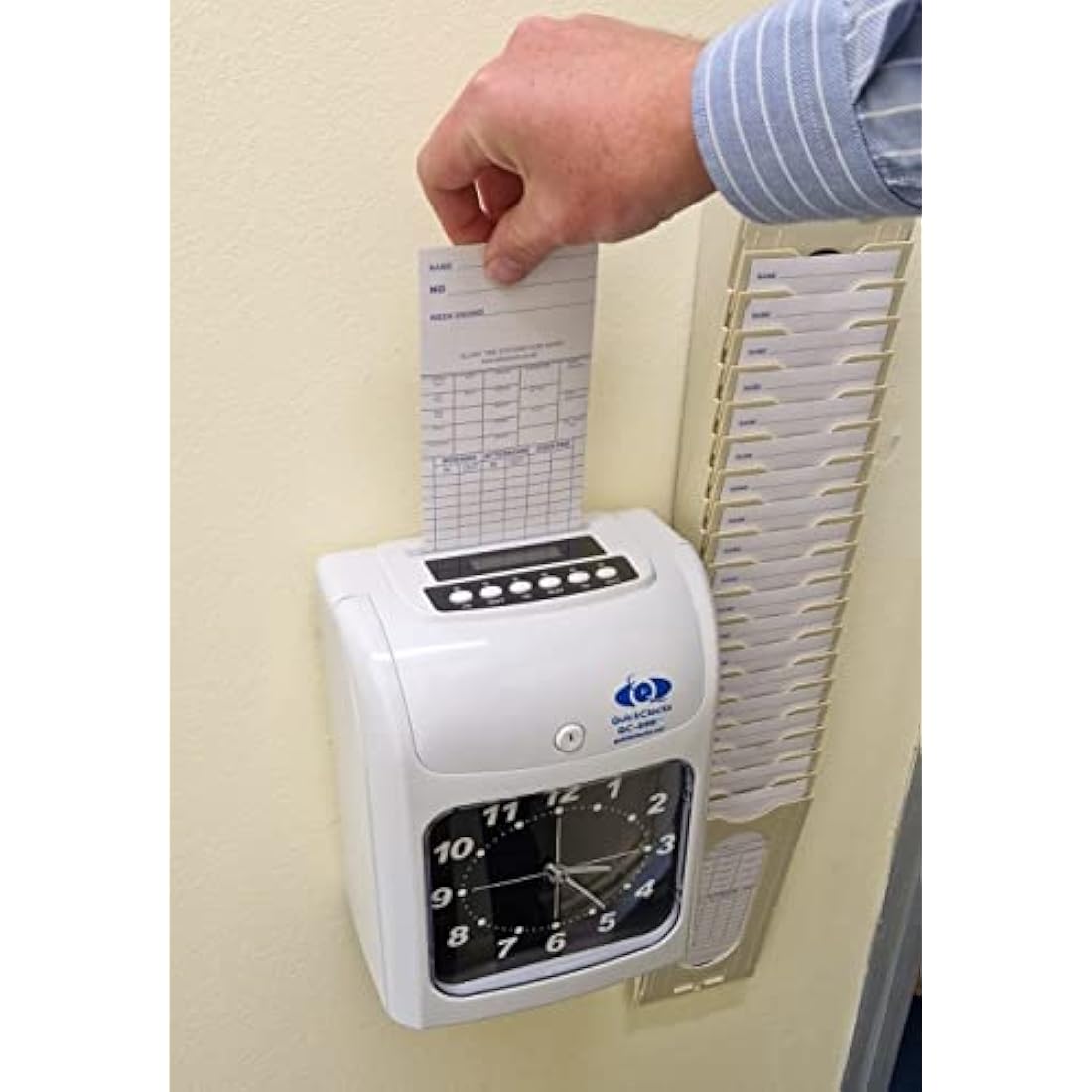 QuickClocks Weekly Clocking in Cards (Pack 1000 Cards) for QuickClocks QC500 and QC400N Clocking in Machines