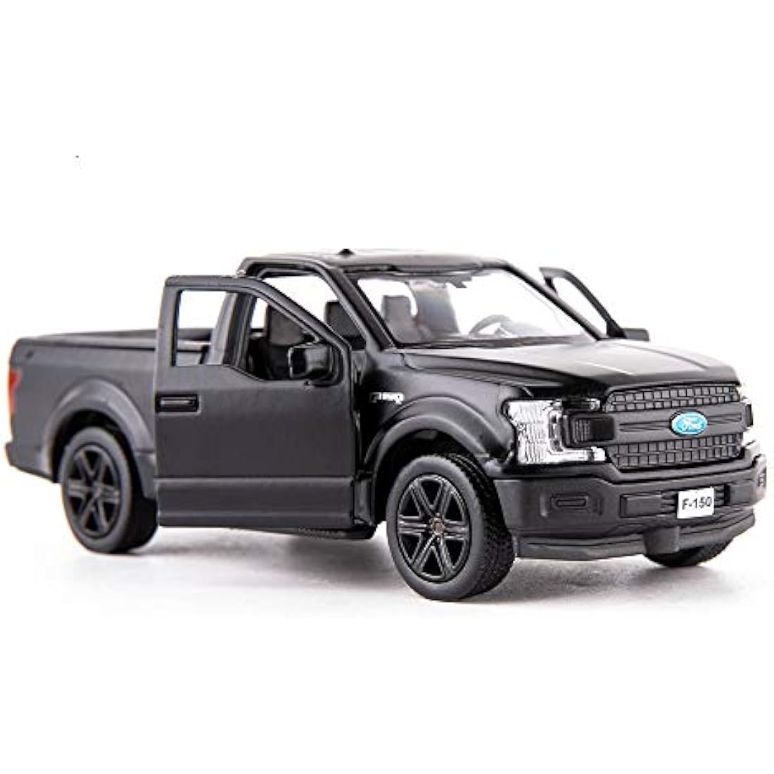RMZ City 1:36 Scale Ford F150 Pickup Truck Casting Car Model, Zinc Alloy Toy Car for Kids, Pull Back Vehicles Toy Car for Toddlers Kids Boys Girls (Black)