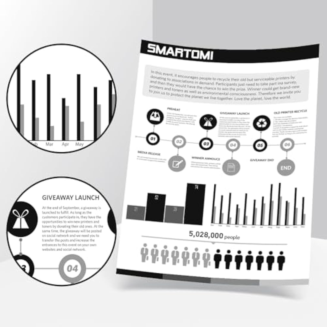 SMARTOMI TN2420 TN2410 Toner Cartridge Replacement for Brother TN2420 TN2410 for Brother MFC-L2710DW HL-L2350DW DCP-L2530DW HL-L2310D HL-L2370DN MFC-L2710DN MFC-L2730DW MFC-L2750DW DCP-L2510D