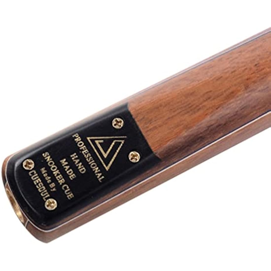 CUESOUL Classic Handmade 57 Inches 18oz Rosewood 3/4 Jointed Snooker Billiard Pool Cue, Rosewood Butts and Aluminum Telescope Extension with Leathertte Protective Case, 9.5mm Tip Snooker Cue Set