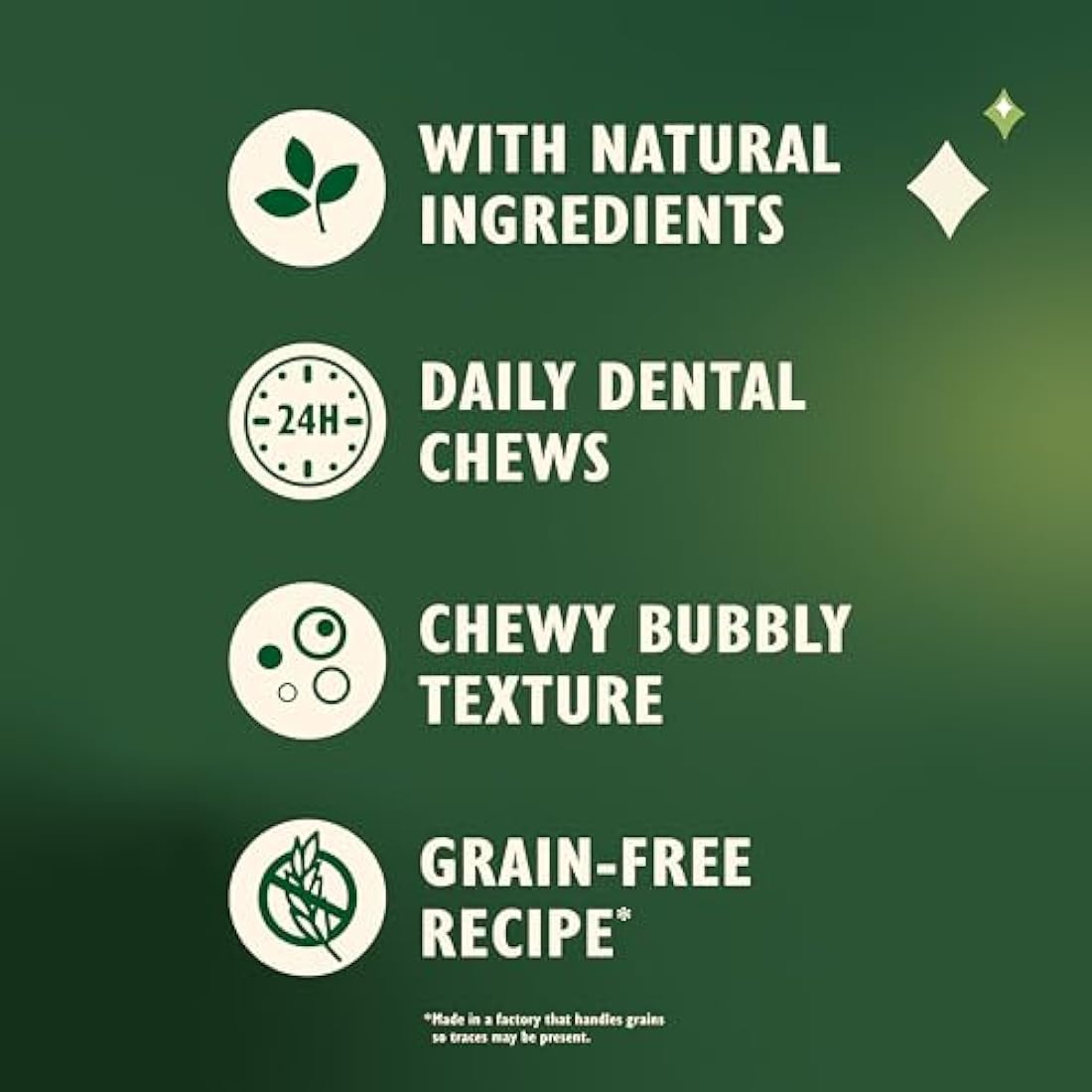 Lily's Kitchen Woofbrush Dental Chew - Natural Dental Sticks for Large Dogs (4 Packs of 7 Chews)
