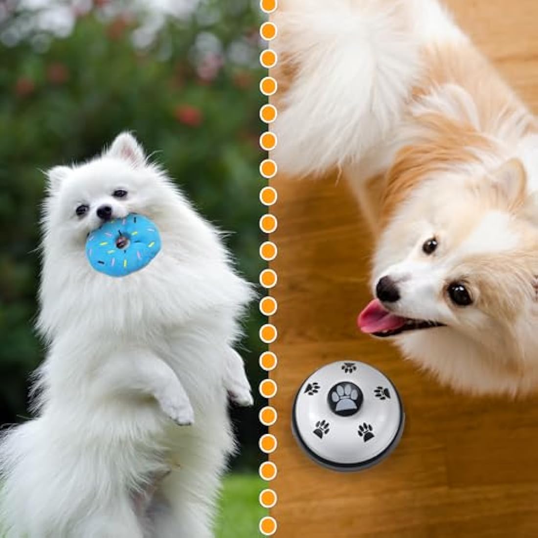 Ousiya 24 Pack Puppy Toys Set with Storage Box - Small Dog Teething Toys for Playing and Training