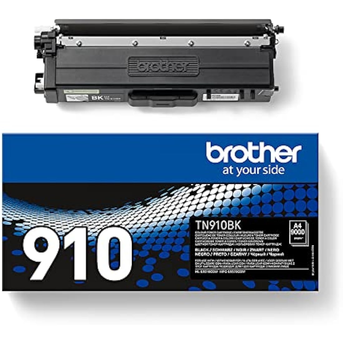 Brother TN-910BK Toner Cartridge, Black, Single Pack, Ultra High Yield, Includes 1 x Toner Cartridge, Brother Genuine Supplies