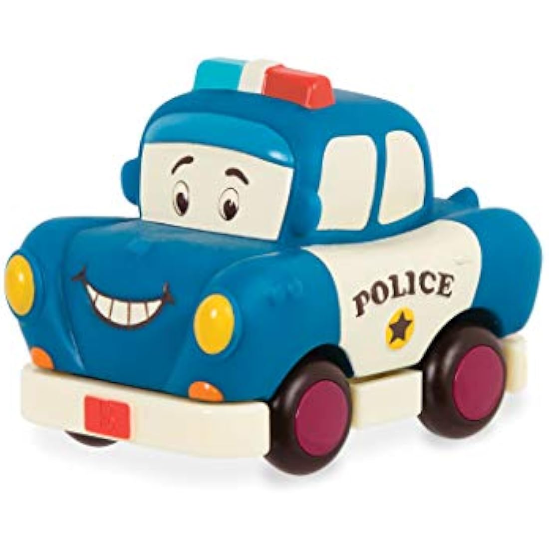 B. toys – Mini Pull – Back Vehicles Set – Set of 3 Vehicles – Truck, Camper Van, Police – 12+ Months
