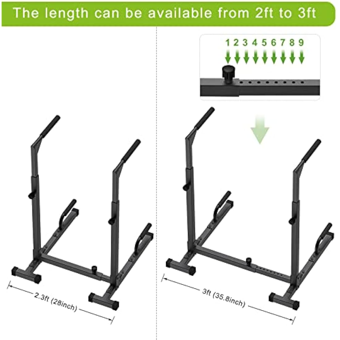 SELEWARE Heavy Duty Dip Bar