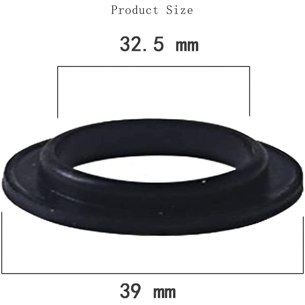 Pack of 4 O-Rings Sink Waste Basin Click Plug Bathroom Basin Pop Up Spare Seal, Lip Seal, Rubber Seal