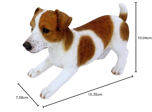 Real Life XL Jack Russell Dog Garden Ornament (SizeA)