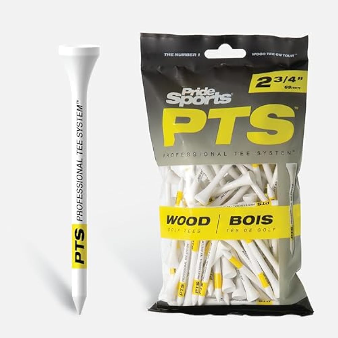 Pride Professional Tee System Prolength 2 3/4" Golf Tees - 100 Count