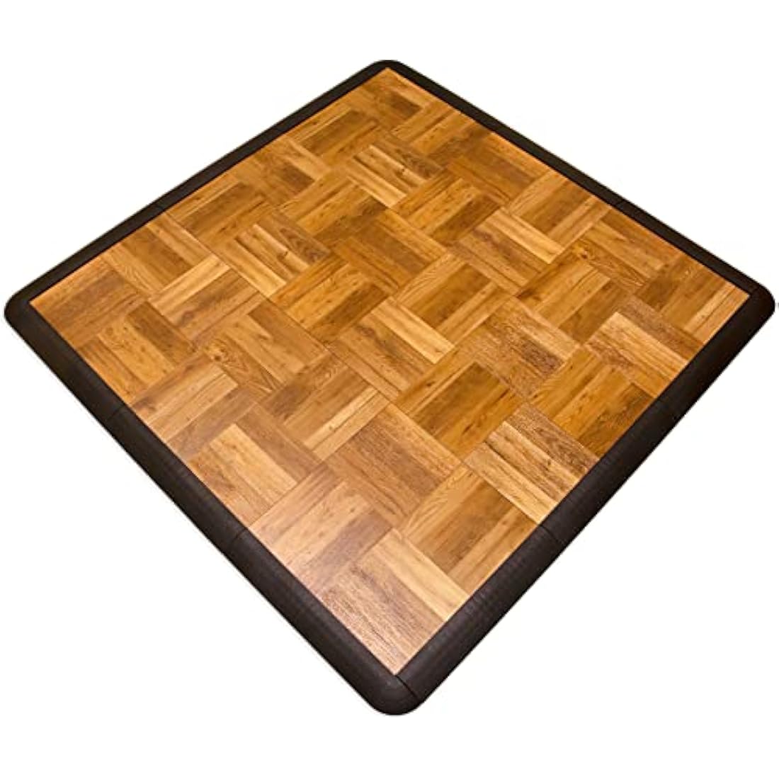 SnapFloors 3X3OAKFLOOR Modular Dance Floor Kit (3' x 3'), Oak, 21 Piece
