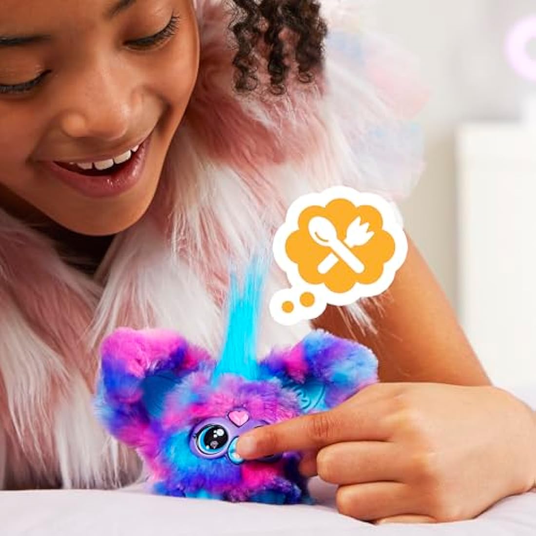 Furby Hasbro Fur Kpop Princess Furblet, Blue