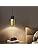 ouglres Black Gold Industrial Cylinder Hanging Lamp, 1 Flame Wood, Kitchen Island Pendant Light, Aluminium Lampshade, Vintage E27 for Bedroom, Dining Room, Bar, Adjustable Height