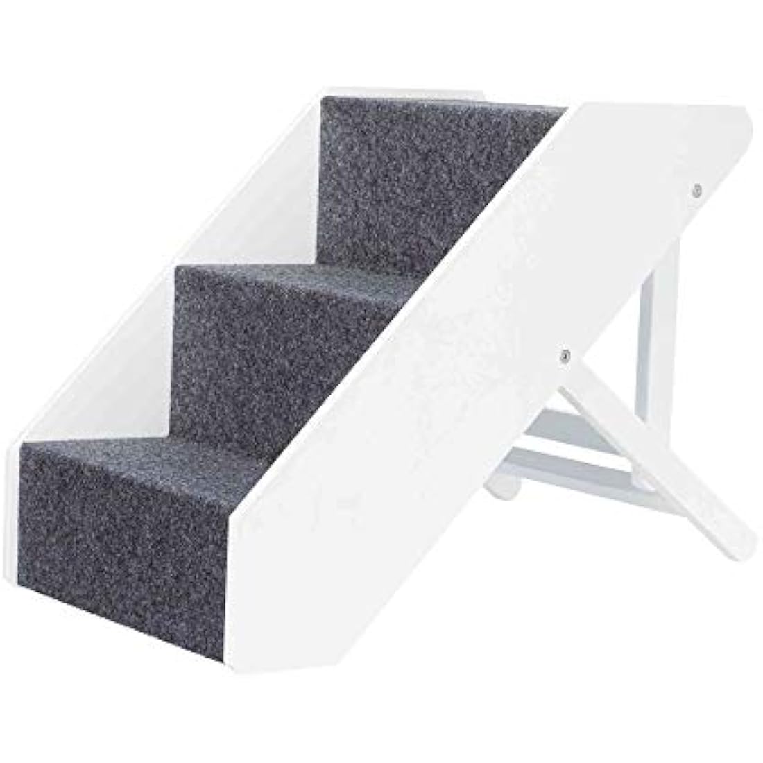 TRIXIE furniture step for dogs - three-way adjustable - foldable - for indoors - helps dogs e.g. on beds and sofas - up to 40 kg - 39488