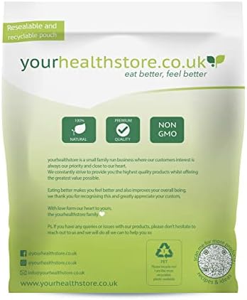 yourhealthstore® Premium Gluten Free Oat Bran 1kg, Made in Britain, (Recyclable Pouch)