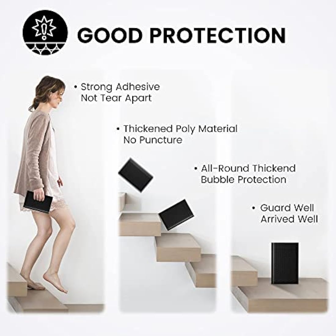 Switory Padded Envelopes A6 Bubble Mailers Packaging Bags 100pcs 4X8In Poly Bubble Mailers,Black Small Envelopes Bubble Envelopes,Bubble Lined Wrap Poly Mailers Bags for Shipping Mailing