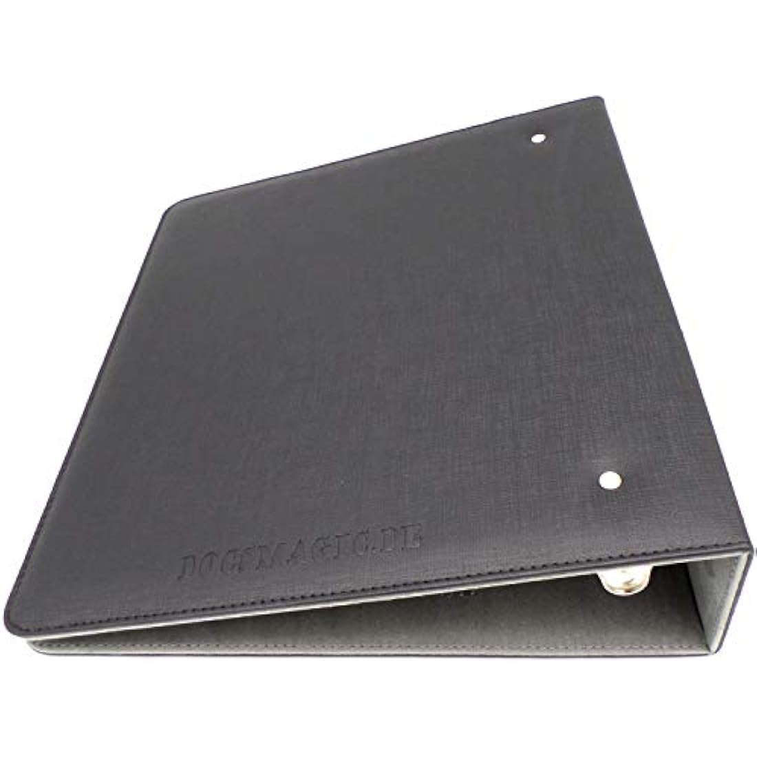 docsmagic.de 3-Ring Premium Album Black + 50 18-Pocket Sideloading Pages - PKM - YGO - MTG