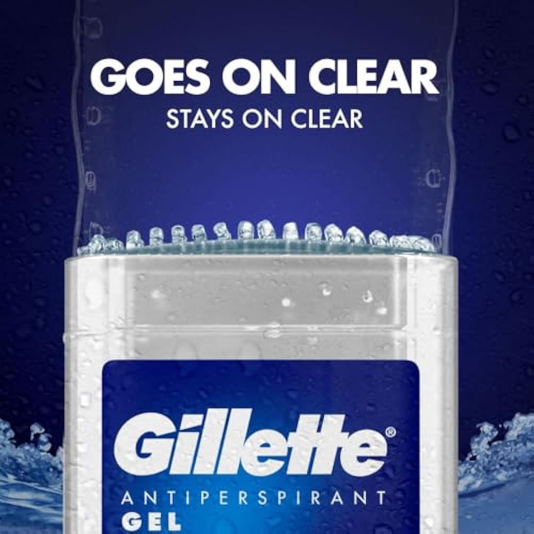 Gillette Clear Gel Cool Wave Antiperspirant Deodorant For Men 70ml, 48 Hour Invisible Sweat And Odour Protection, Invisible