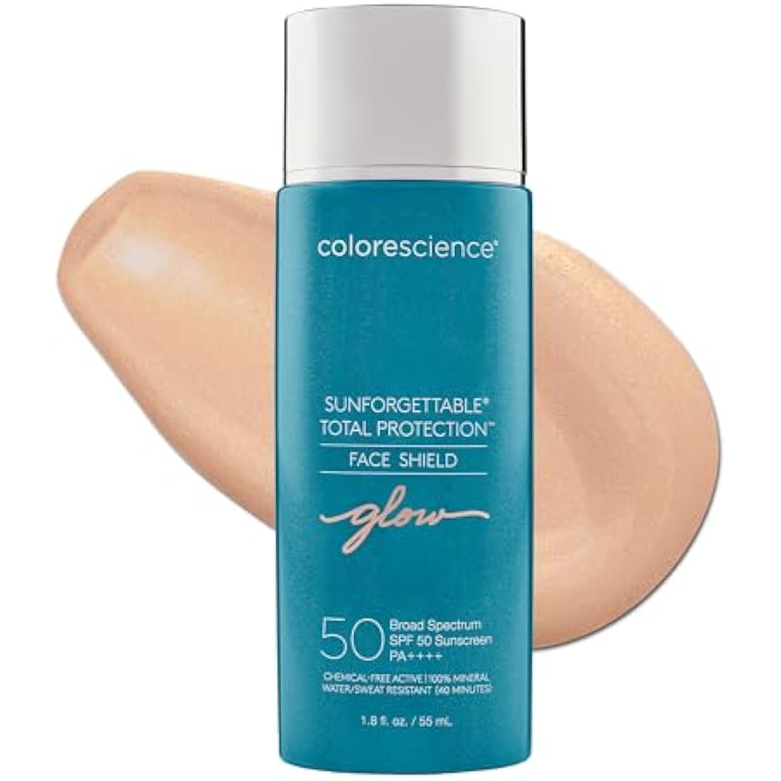 Colorescience Sunforgettable Total Protection Face Shield Glow SPF 50, Glow, 1.8 Fl Oz