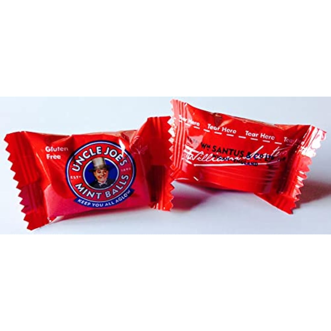 Uncle Joe's | Mint Balls | 2kg Bulk Bag | Traditional Mint Balls made using the same recipe from 1898 | Natural Ingredients | Free From Artificial Colors and Flavours