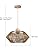LynPon Bohemian Woven Rattan Pendant Light, Hand-Worked Cage Chandelier Farmhouse Natural Mini Rattan Lamp for Living Room Bedroom Kitchen Entryway
