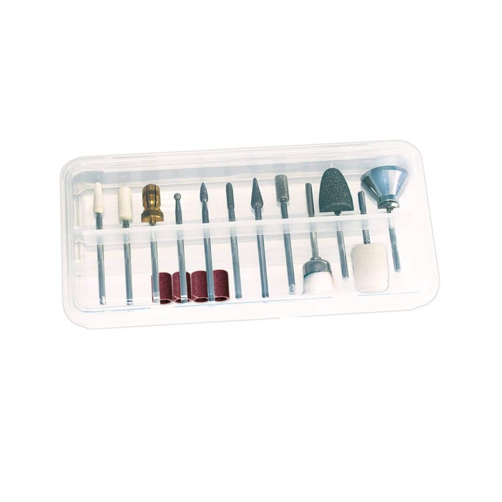 Promed Comfort Bitset 3/32"(2.35mm), Modellage, Electric Nail Drill Bits Set, Nail Kit Set, 12 Nail File Bits for Electric Nail Drill Machine, Milling
