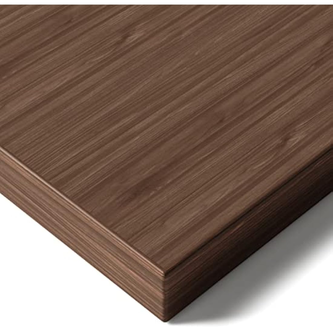 Desktronic Table Top 160 x 80 cm Desk Top - Perfect for Height-Adjustable Desks, Dining Tables and More - Made in Europe - 25 mm Sturdy Table Top Durable (Walnut)