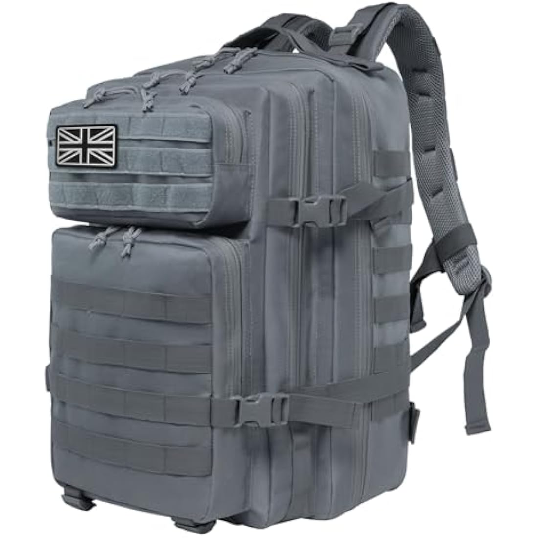 Delgeo 45L Military Tactical Backpacks Molle Army Assault Pack 3 Day Bug Out Bag Hiking Treeking Camouflage Hunting Rucksack