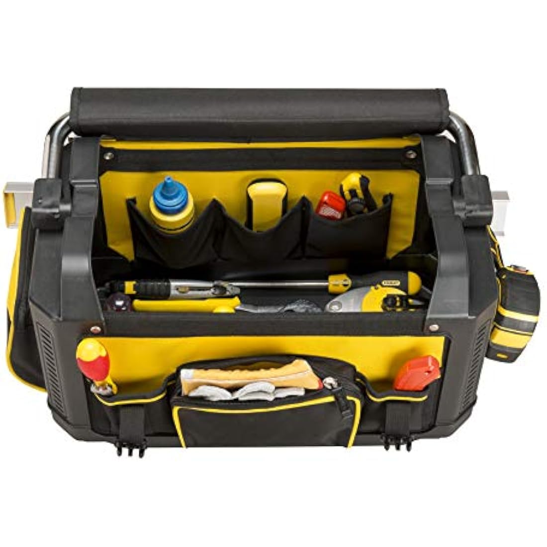 STANLEY Denier Tool Bag Tote, Multi-Pockets Storage Organiser for Tools and Small Parts, 20 inch, 1-79-213