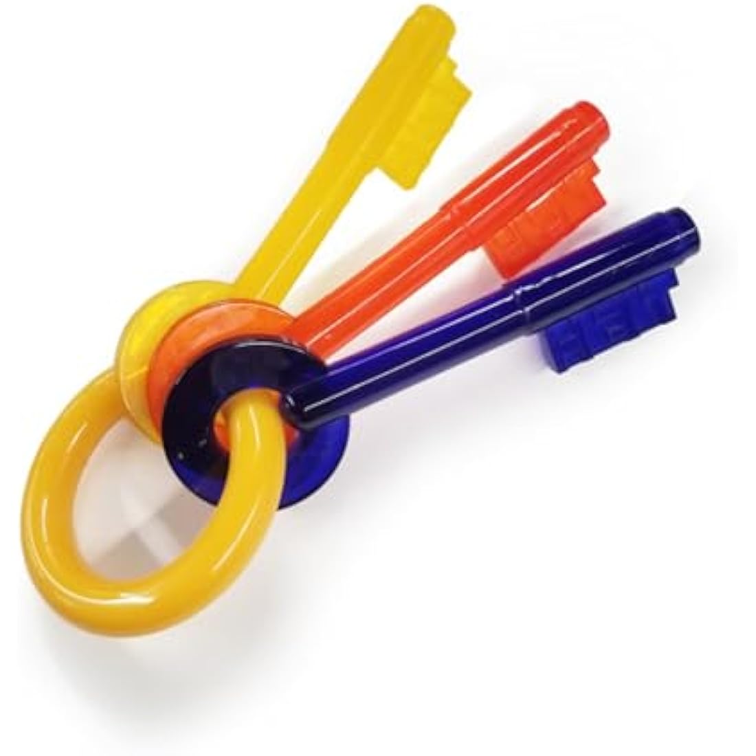 Nylabone Gentle Puppy Dog Teething Chew Toy Keys, Bacon Flavour, Extra Small, for Puppies Up to 7 kg