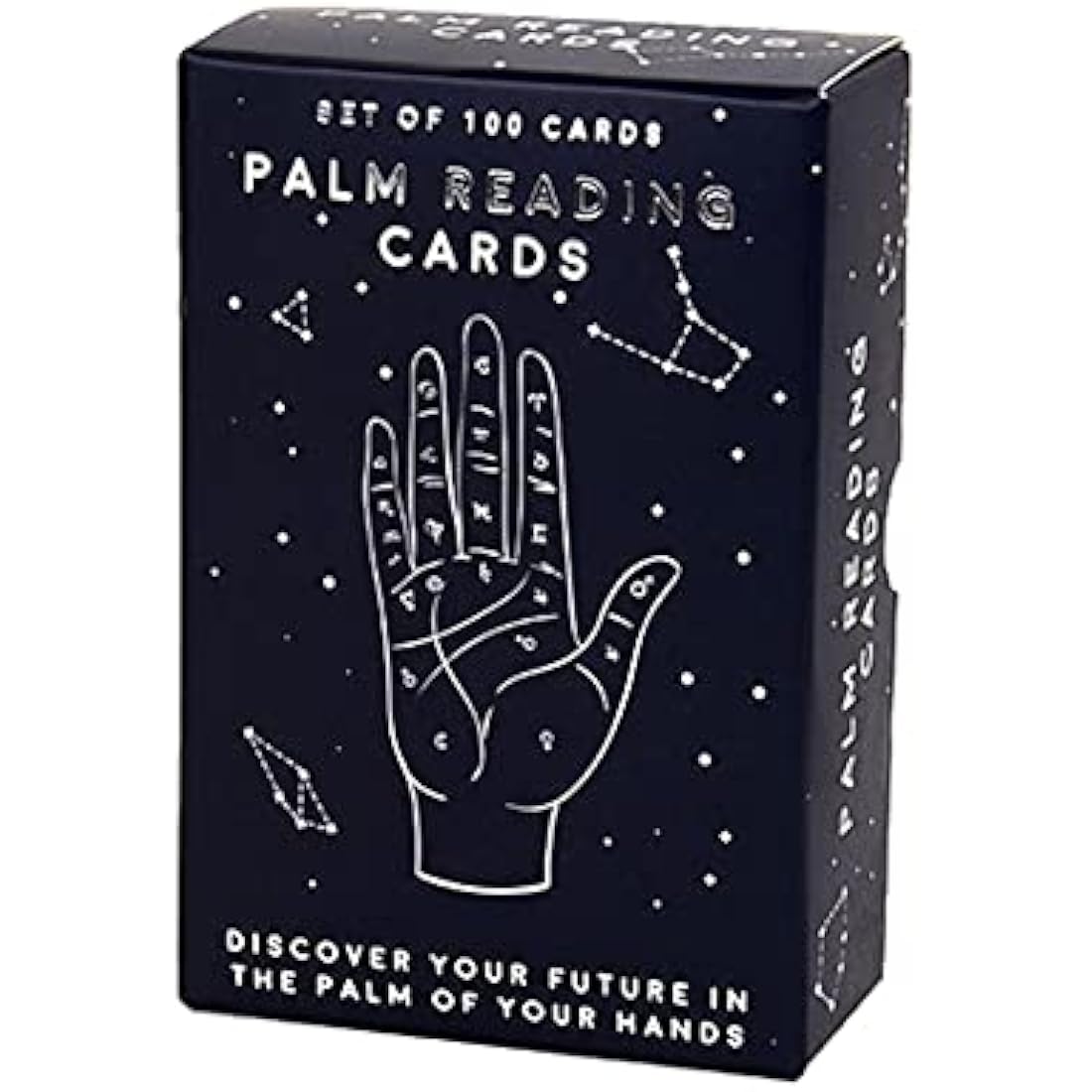 Gift Republic GR700016 Palm Reading Cards, Black, one Size