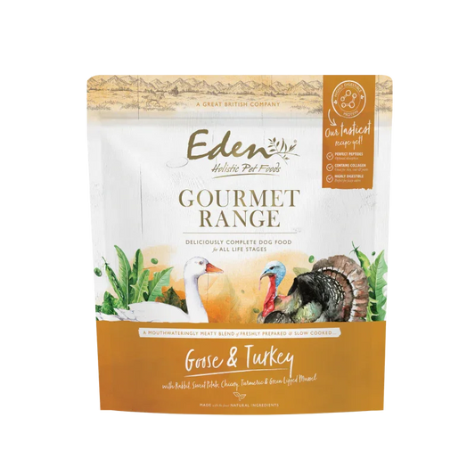 Gourmet Range Goose & Turkey 2KG - Eden Holistic Pet Foods